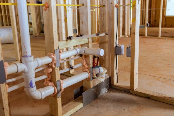Rough Plumbing Installation in Mansfield